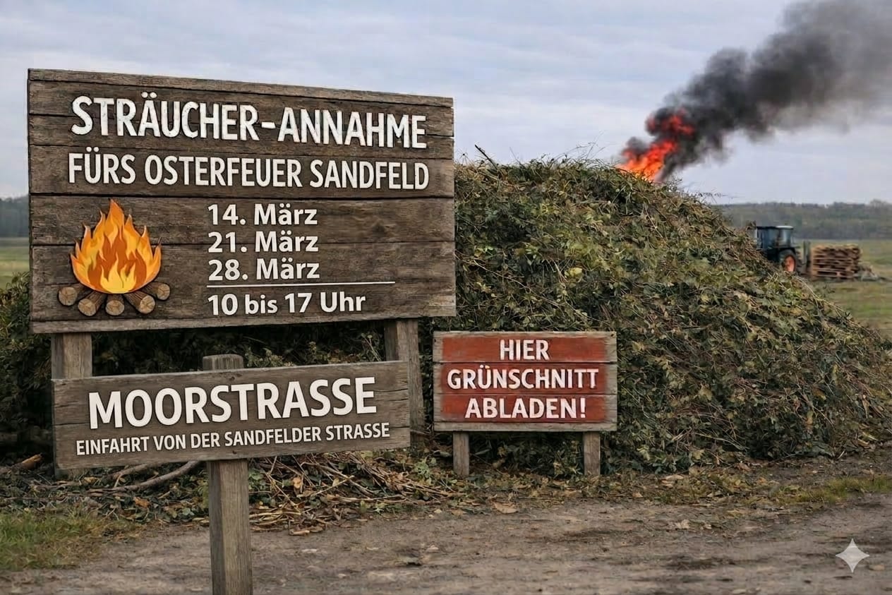 Sträucherannahme 14. März